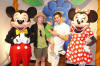 Nico meets Mickey and Minnie